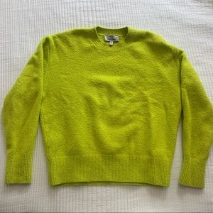& Other Stories neon green sweater